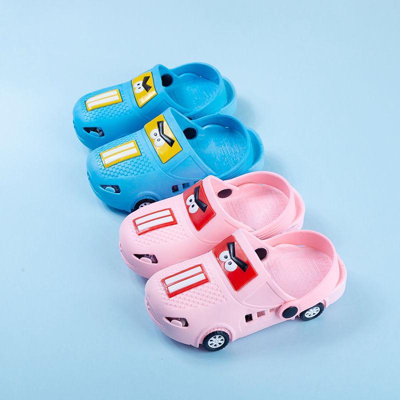 儿童拖鞋夏季新款宝宝卡通防滑男童凉鞋小孩包头凉拖鞋女童洞洞鞋