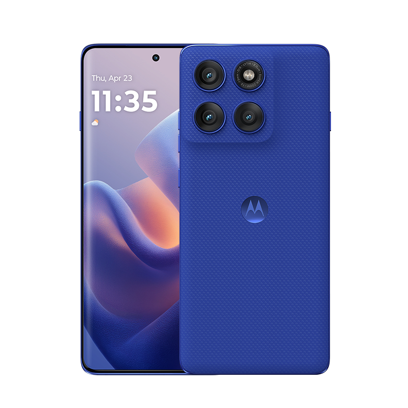 moto edge 60 Pro AI元启版 索尼专业影像手机 联想moto手机12GB+256GB 极光蓝莓