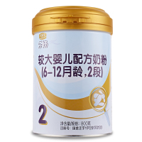 君乐宝 乐畅 益生菌较大婴儿配方奶粉二段6-12个月2段800克罐装/听装
