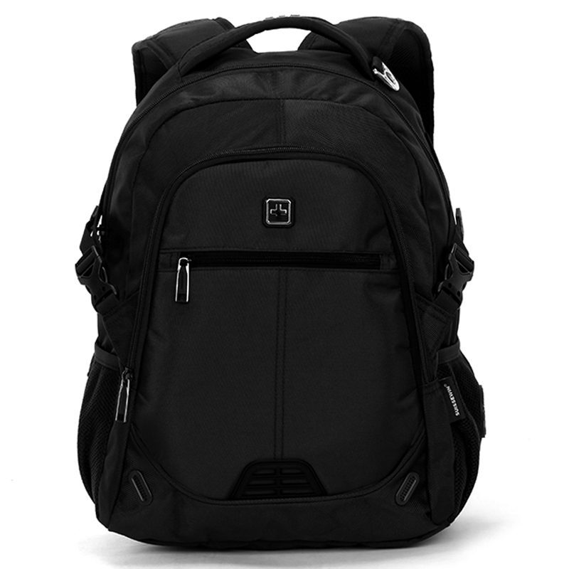 SUISSEWIN瑞士新款时尚商务休闲潮流多功能双肩包SN9510 黑色