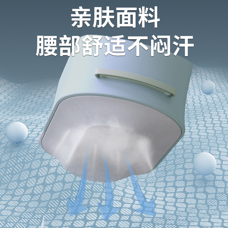 和正 捶捶爽 腰部按摩器 双头仿真捶打腰部按摩仪 家用护腰带护腰仪 HZ-Y1(带遥控器)!高清大图