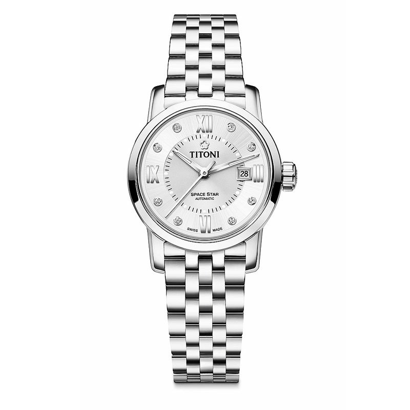 titoni梅花天星系列女士机械表23538sy099视频