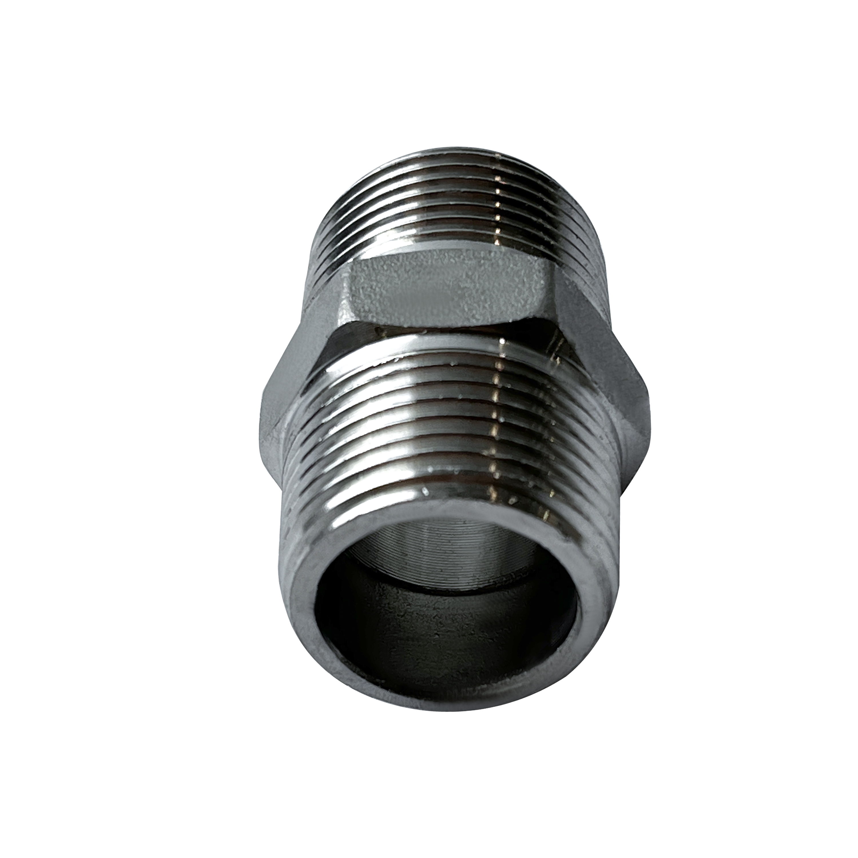 杉外山 304不锈钢六角外丝 直接接头 个高清大图