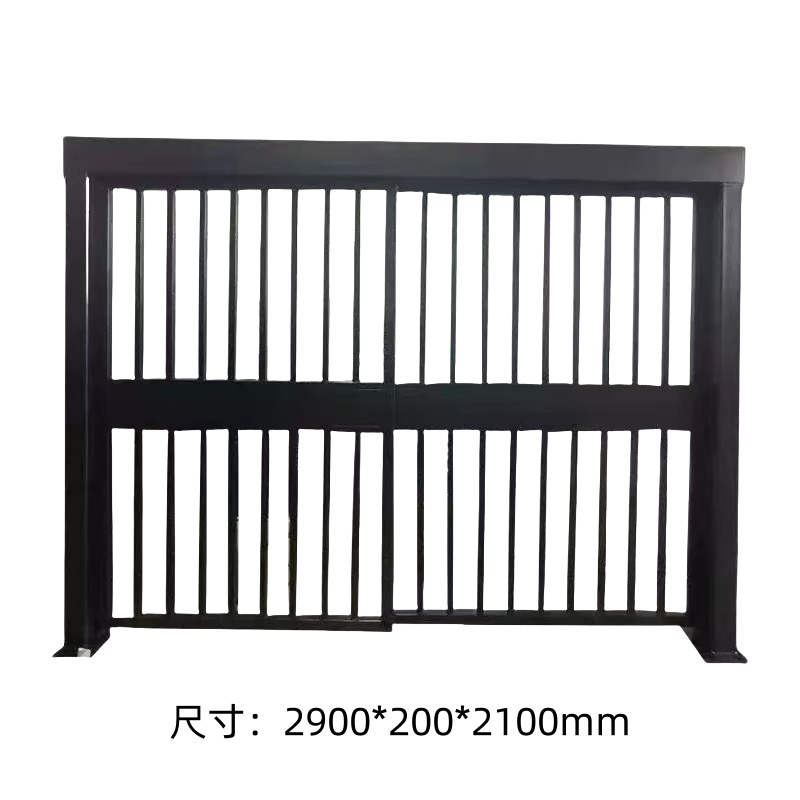 豪派伦电动平移门黑色高清大图