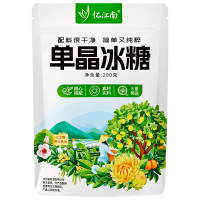 忆江南冰糖中颗粒白冰糖发老冰糖食糖甘蔗袋装单晶冰糖200g