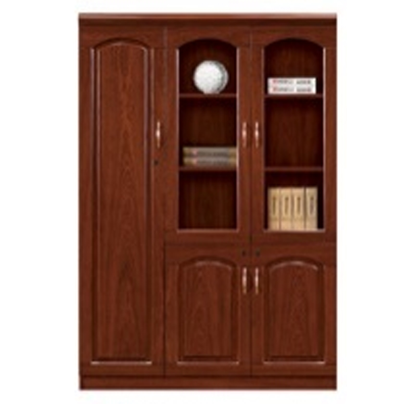 大央文件柜ST-103左 1350W*420D*2000H书架落地置物架客厅家用靠墙收纳柜子储物柜办公室文件柜简易书高清大图