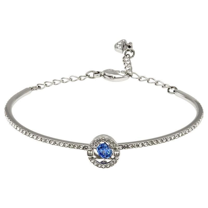 世奇sparklingdance跳动的心蓝色水晶优雅大方时尚气质女士手链视频