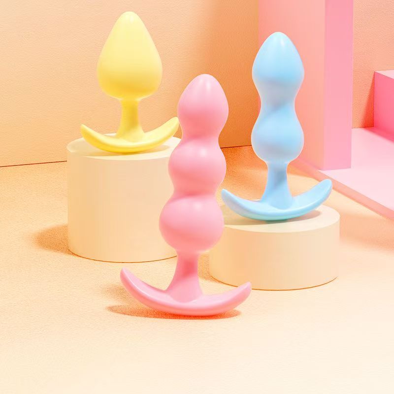 肛塞女情趣用品拉珠女性入门级外出长期佩戴SM尾巴肛珠肛赛自慰器高清大图