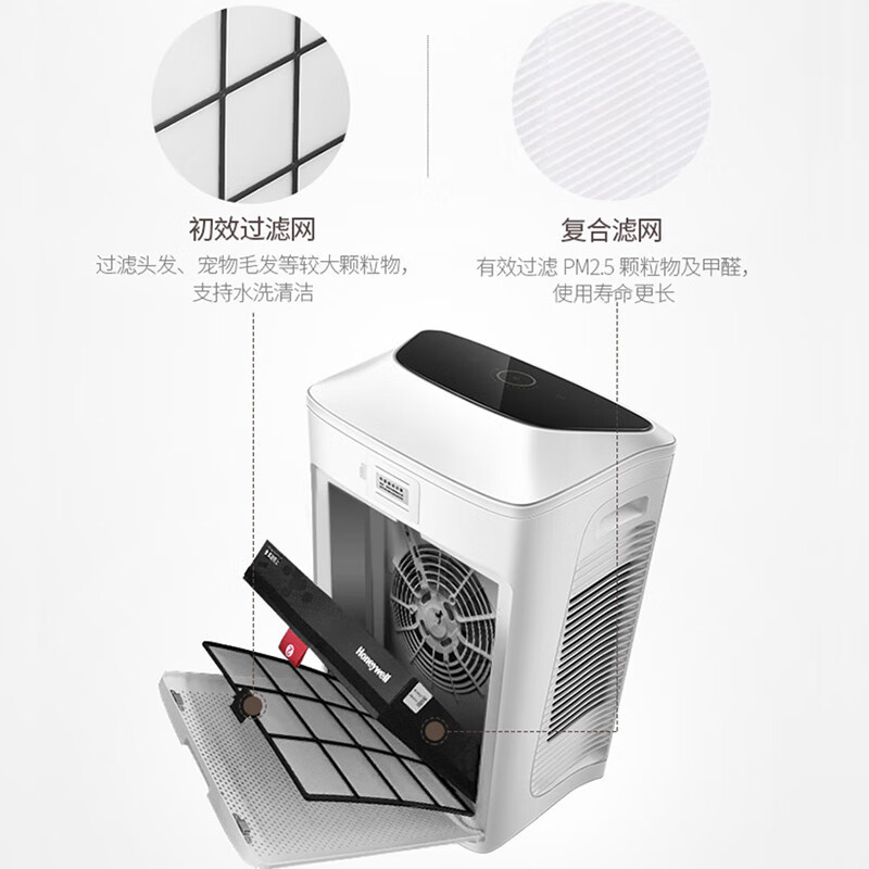 霍尼韦尔 OCF40M0000 空气净化器过滤网 用KJ410F-PAC000AW 替换过滤网 空气净化器配件高清大图