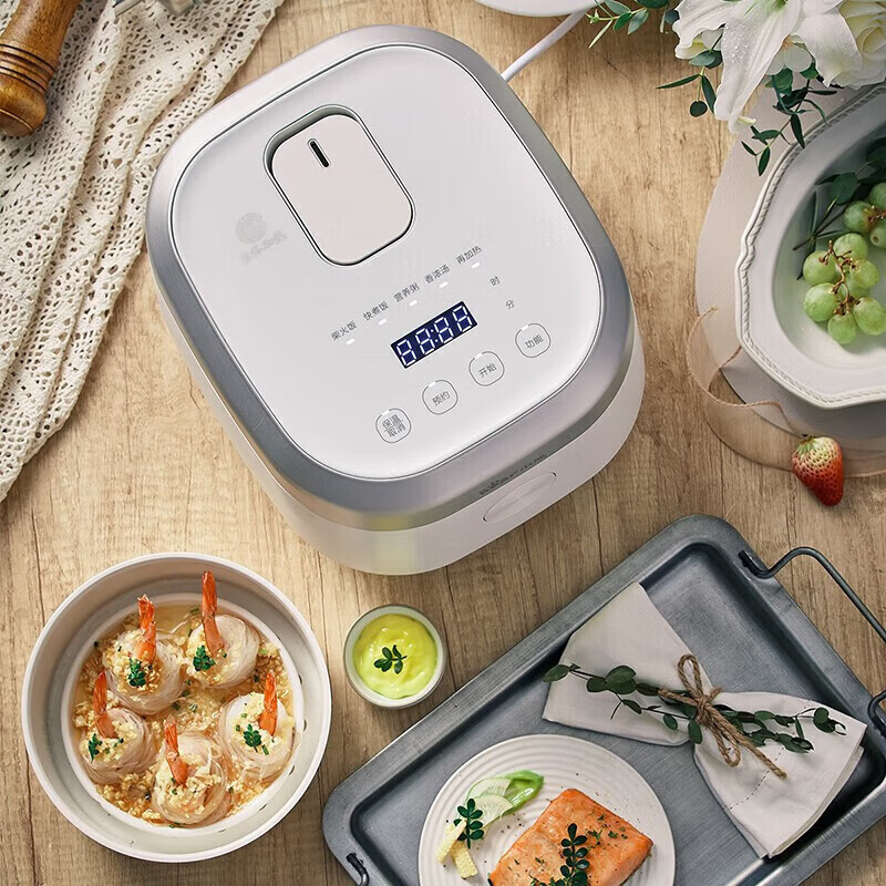 小熊(Bear)IH智能电饭锅 多功能 3L DFB-Q30B5米白色高清大图