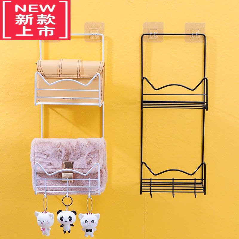 可莉允包包收纳挂袋置物架壁挂式衣柜门后置物袋墙上宿舍器放书包挂架图片