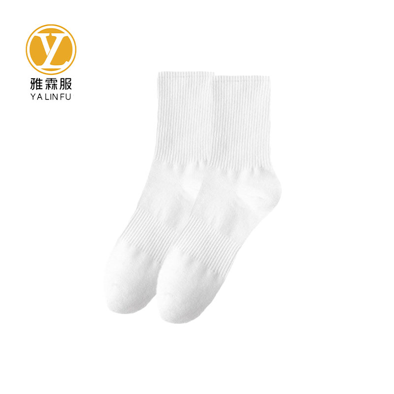 雅霖服 毛巾底加厚运动袜YLFWZ104014 双高清大图