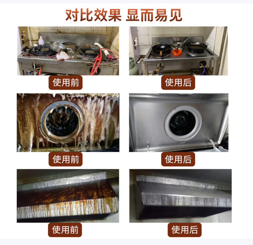 绿岛 清洁剂抽油烟机厨房强力去油污除油神器 (单位:瓶)高清大图