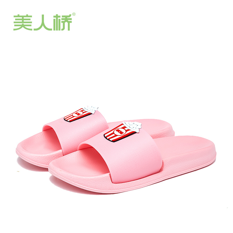 美人桥拖鞋亲子男女款卡通舒适柔软童拖一字拖EVA四季凉拖890-1