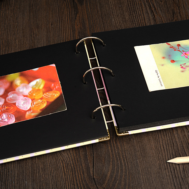 大10寸相册diy影集情侣宝宝手工制作粘贴式相簿复古创意礼品