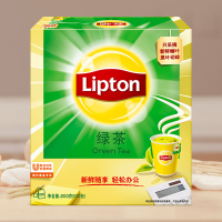 立顿茶包 茶叶 lipton绿茶包办公袋泡茶绿茶茶叶100包200g立顿 茶包 绿茶