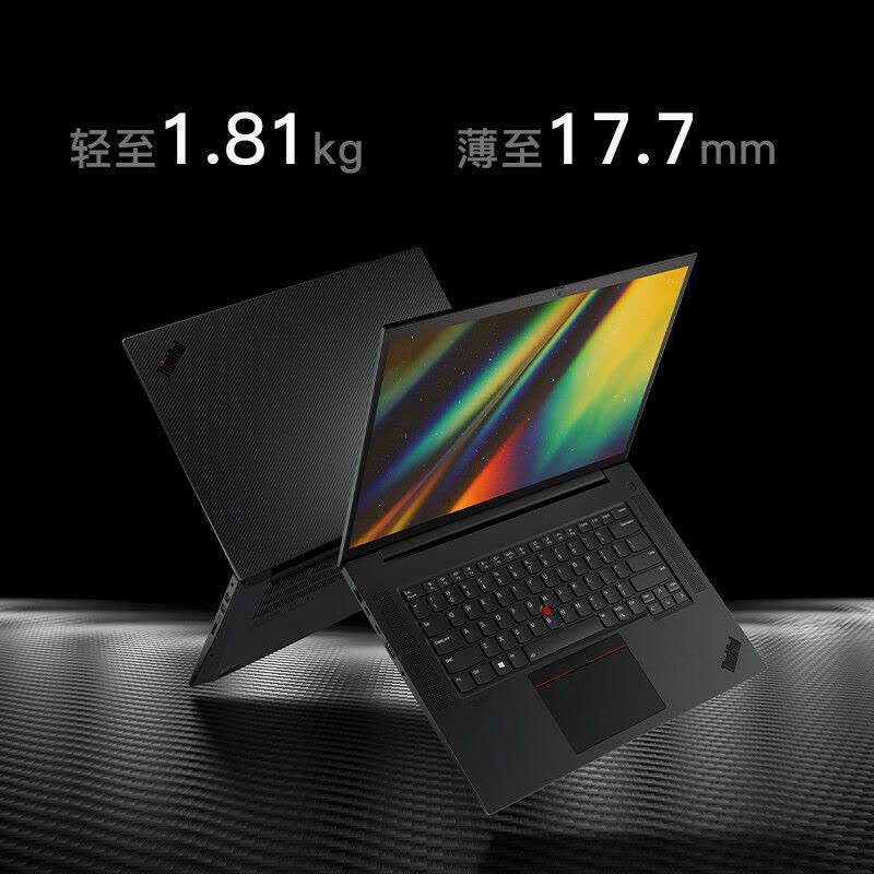 联想ThinkPad P1隐士 10CD 16英寸(i7-11800H/16G/512G SSD/2.5K屏/RTX A2000 4G独显)轻薄设计游戏笔记本电脑 标配图片