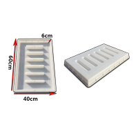 奥托多尔 沟盖板水泥模具 60*40*6cm（单排六孔）（单位：个）