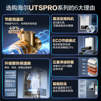 海尔(Haier)12升燃气热水器天然气 JSQ22-12UTSPRO 直流变频风机 节能稳流芯 升级聚热恒温舱