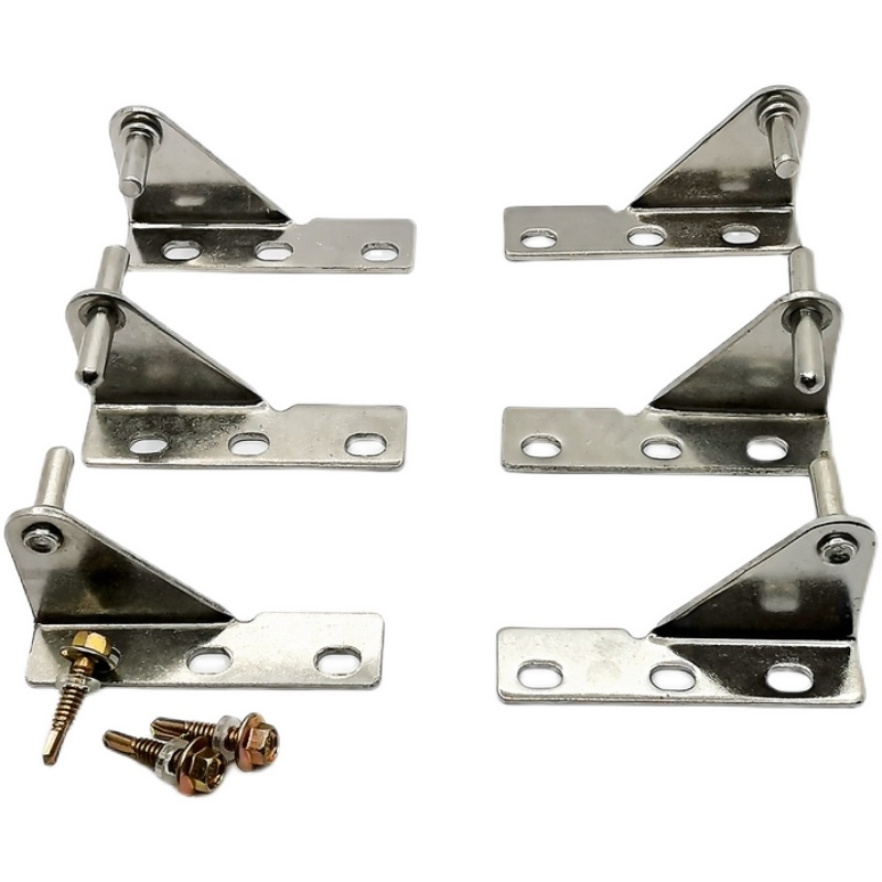 合页阿斯卡利商用厨房冰箱门轴操作台冰柜合页不锈钢四开门六个门大