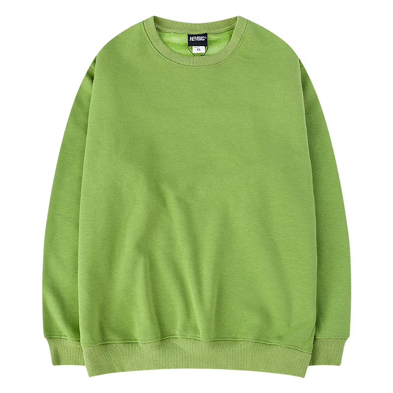 hlcomanins原创日系复古秋冬季宽松套头圆领卫衣男女长袖打底衫潮流