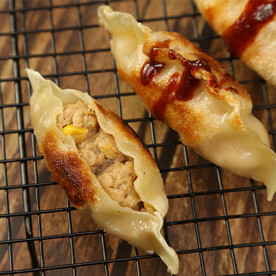 韩式泡菜490g*3袋 必品阁王饺子bibigo韩国泡菜饺韩式泡菜脆皮煎饺蒸饺速冻水饺490g