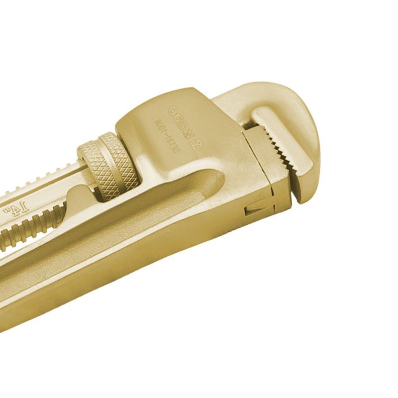 维度(WEDO)AL131-1006 防爆美式管钳子 铝青铜 40*300mm 无火花工具 适用于石油化工易燃易爆 定制高清大图