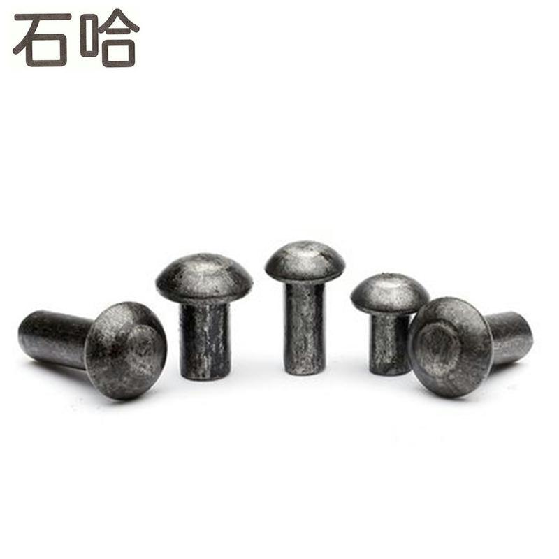 石哈4.8级半圆头铆钉M22*100(个)高清大图