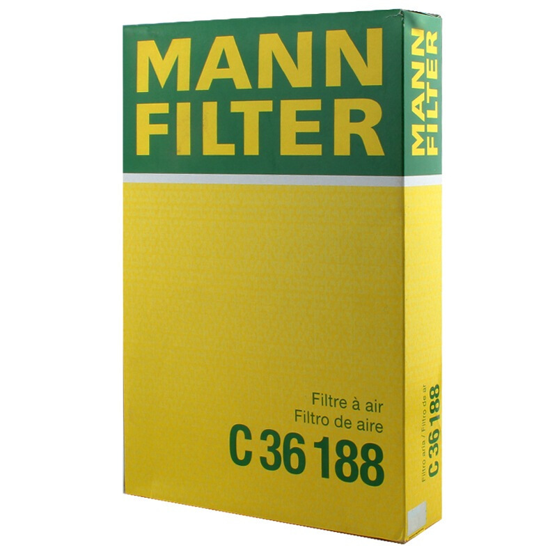 曼牌(MANN)空气滤C36188适配迈腾/大众CC/帕萨特B7/R36/奥迪TT(底盘8J)