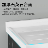 希箭HOROW 洗衣机柜滚筒洗衣机柜不锈钢靠墙式北欧百搭浴室柜组合卫浴家具