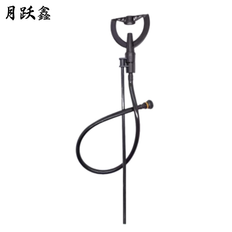 月跃鑫 地插喷头 4分折射式90cm接PE管 套高清大图