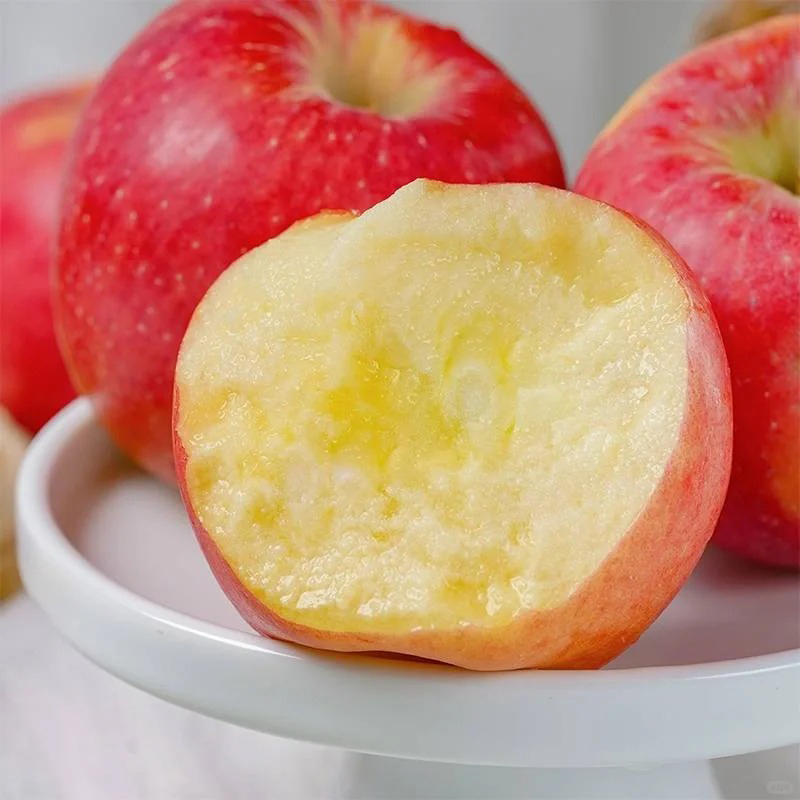 陕西延安洛川新品种秦脆苹果水果 25枚70mm小果 新鲜脆甜水果高清大图