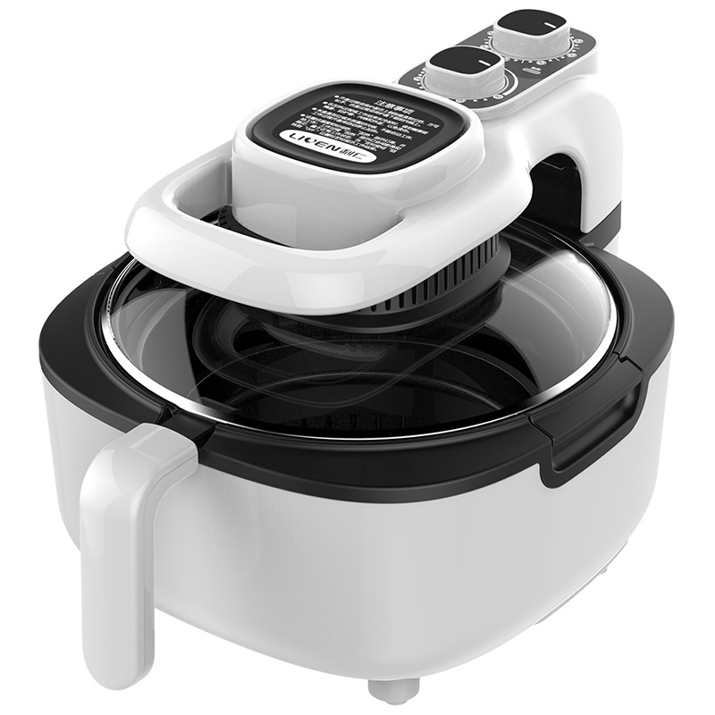 利仁KZ-J5000A空气炸锅家用大容量5L多功能锅电炸锅煎炸锅薯条机360°循环加热按钮调节高清大图