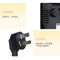 乐创(lecon)商用电磁炉3500W大功率 平面不锈钢电磁灶 食堂餐厅酒店大火力电池炉 LC-L12