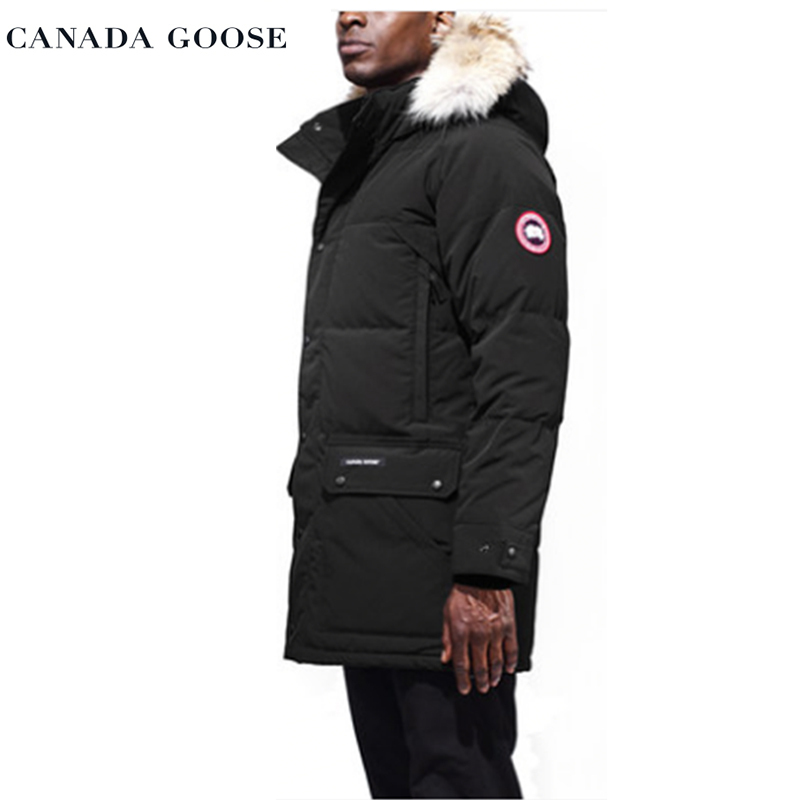 [直营]Canada Goose 加拿大鹅 EMORY系列 冬季男士中长款连帽毛领大衣羽绒服 加鹅