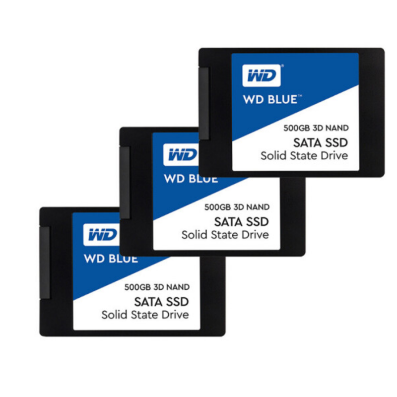 西部数据 WD BLUE系列-3D版 500GB SSD 固态硬盘(WDS500G2B0A)