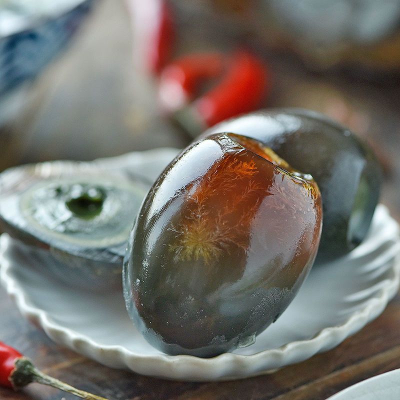 松花皮蛋特大糖心鸭皮蛋新鲜土鸭蛋变蛋批发直销 30枚装报价_参数_图