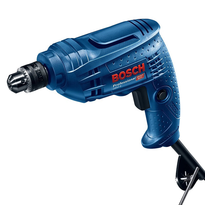 博世(BOSCH)手电钻电动螺丝刀手枪钻 插电式 正反转无级变速 工业级 GBM6RE[带调速正反转]