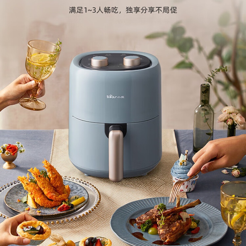 小熊空气炸锅3L容量QZG-E12W5高清大图