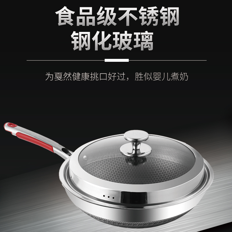 艾逸瑶选 特雷尔蜂窝不沾炒锅32cm CJ-21097高清大图