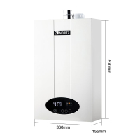 能率(NORITZ)16升燃气热水器GQ-16SAG3FEX(天然气)旗舰降噪恒温 CPU智控系统 CO安全防护