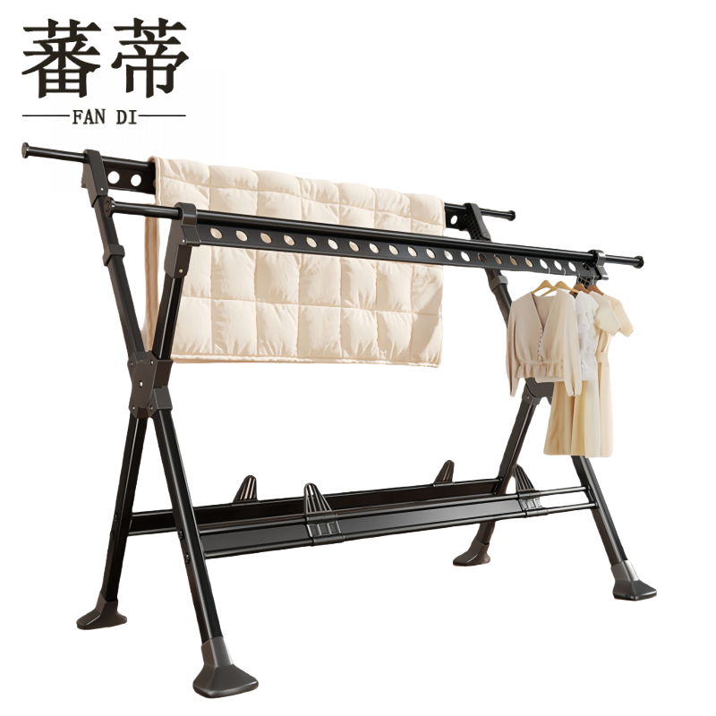 蕃蒂 落地晾衣架1.5-2.5米 个