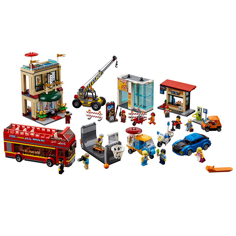 LEGO乐高 City城市系列 城市中心广场60200