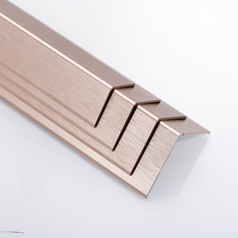 铝合金护墙角拉丝金属护角条包边简约阳角装饰线条防撞直角保护条20mm