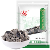 富昌 东北黑木耳 山珍南北干货 肉厚无根木耳80g