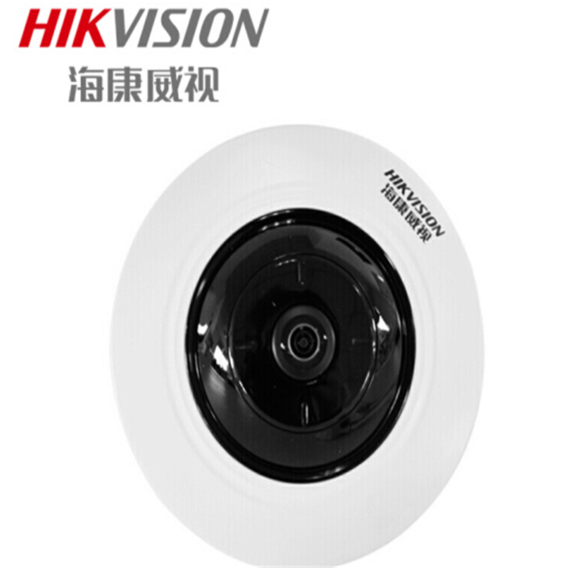 海康威视DS-2CD3935FWD-IWS高清全景鱼眼监控摄像头300/500万带插卡 500万