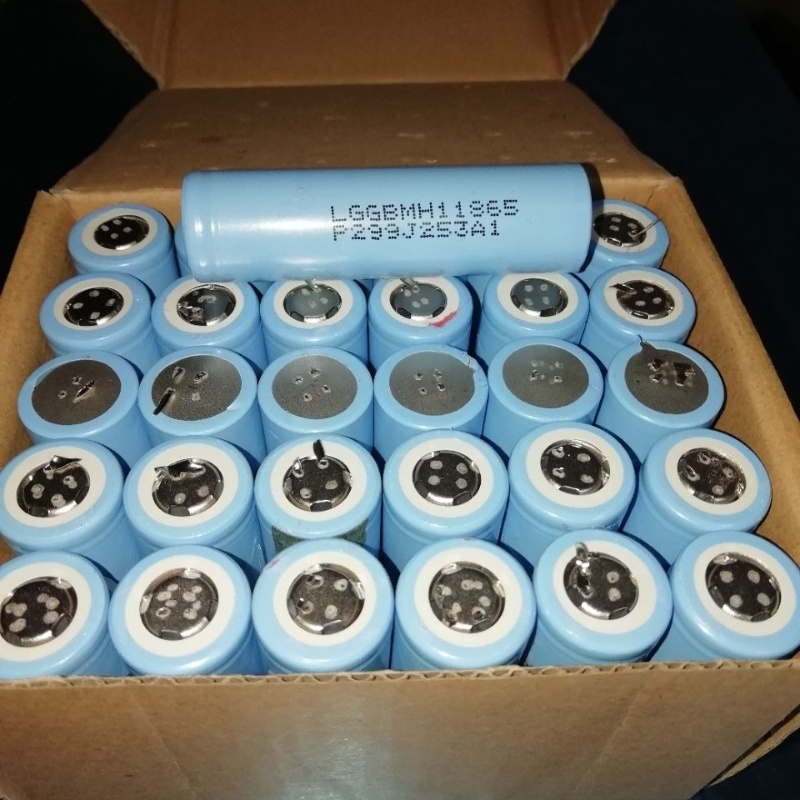 拆机lg18650mh13200动力锂电池电芯2节