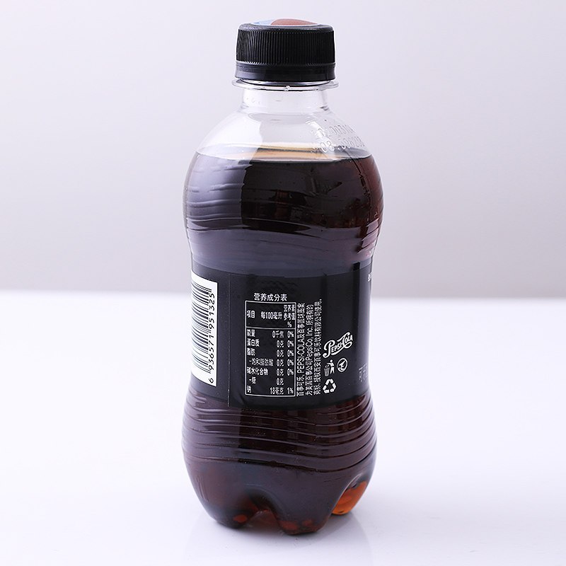 百事可乐无糖可乐300ml*5瓶碳酸饮料迷你瓶装可乐汽水