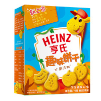 亨氏(Heinz)趣味饼干水果派对70g 亨氏宝宝零食饼干 无添加婴幼儿辅食动物饼干婴幼儿零食 儿童营养辅食