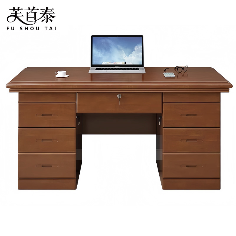 芙首泰职员办公桌1400*680*760mm张高清大图